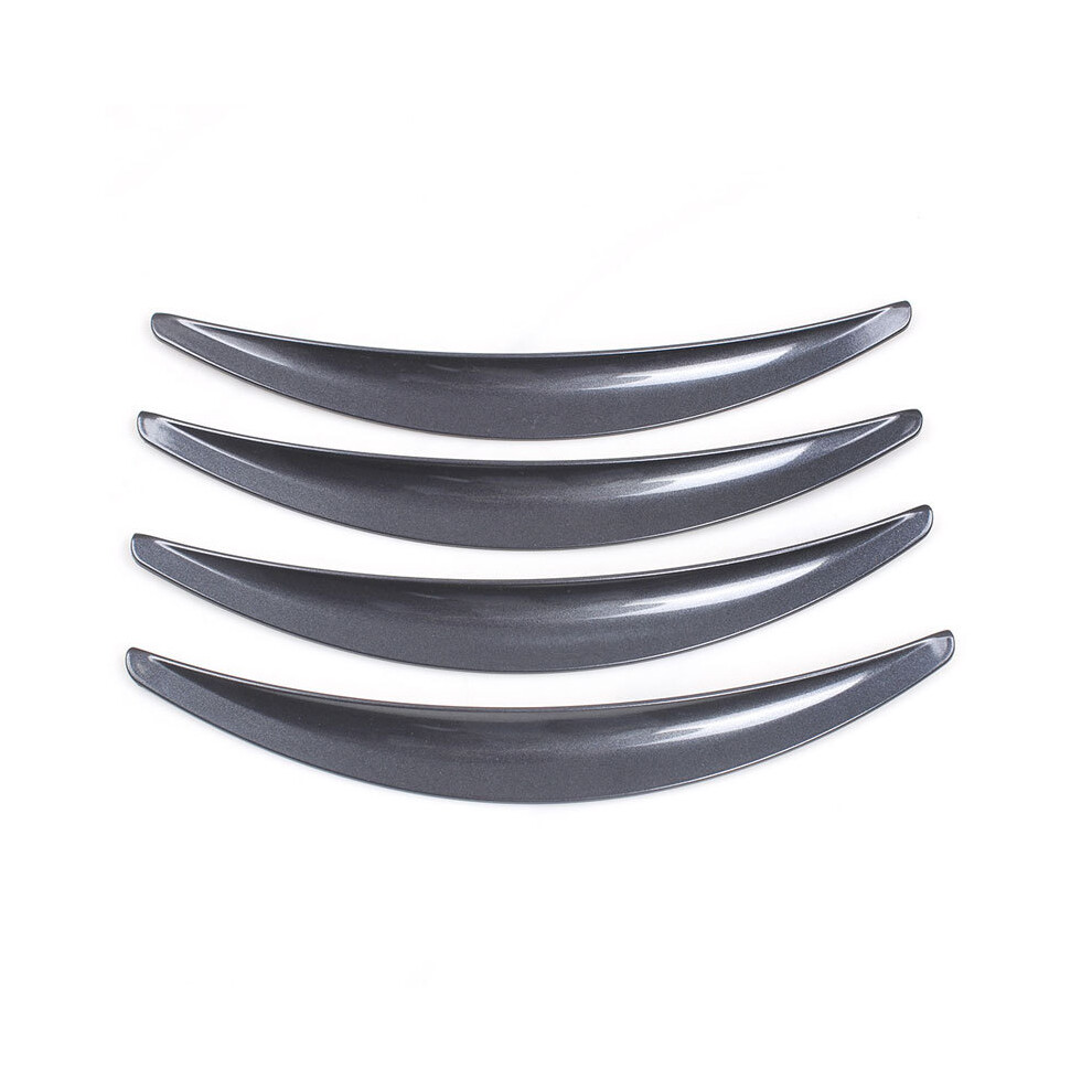 (Gray) 4Pcs/Set Car Wheel Eyebrow Arch Trim Side Fender Flare Strip For Tesla Gray 9486291564949