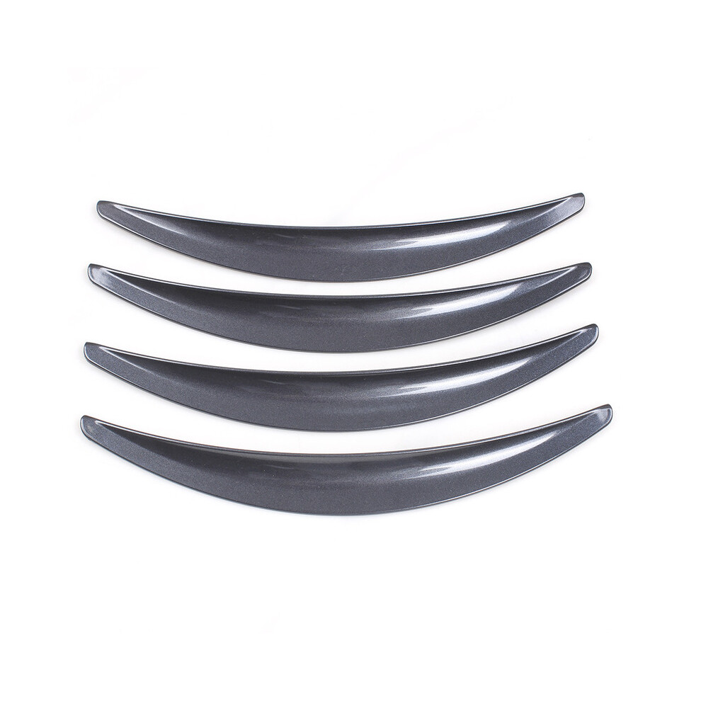(Gray) 4Pcs/Set Car Wheel Eyebrow Arch Trim Side Fender Flare Strip For Tesla Gray 9486291565328