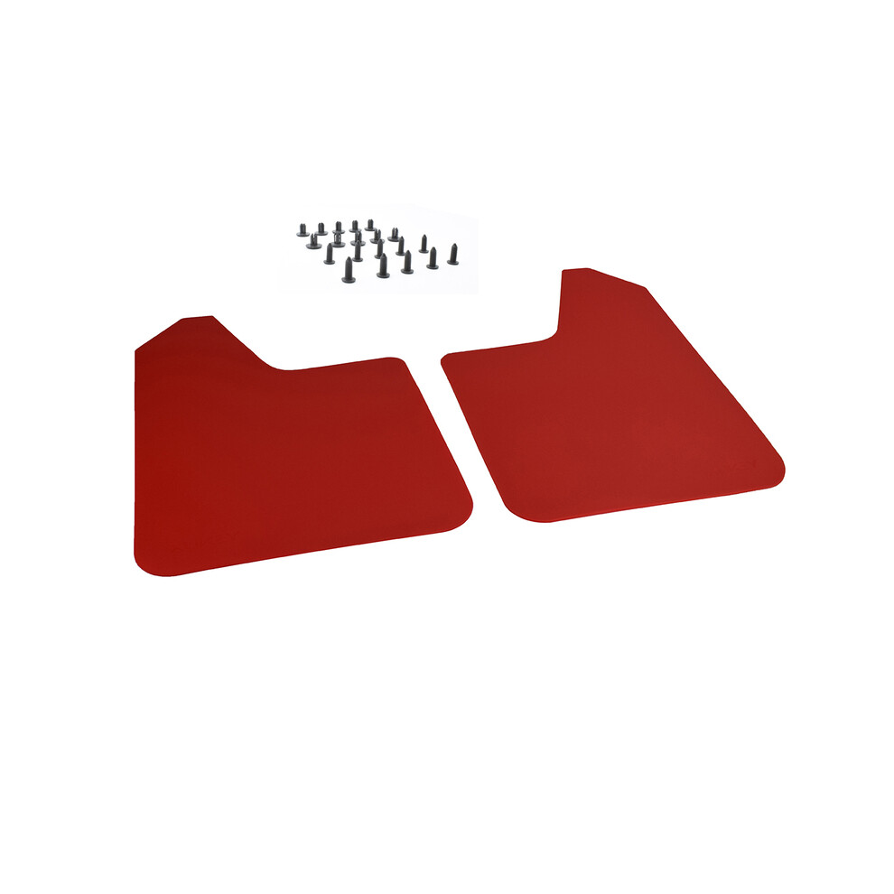 (2Pcs-Set ) Rally Mudflaps Mud Flaps Splash Guards Mudguard For Ford Fiesta St St150 Red 9486291566257