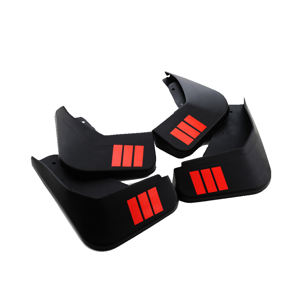 (Red) Car Mud Flaps Mudflaps Splash Guards Mud Flap Mudguards Fender For Chevrolet Red 9486291566585