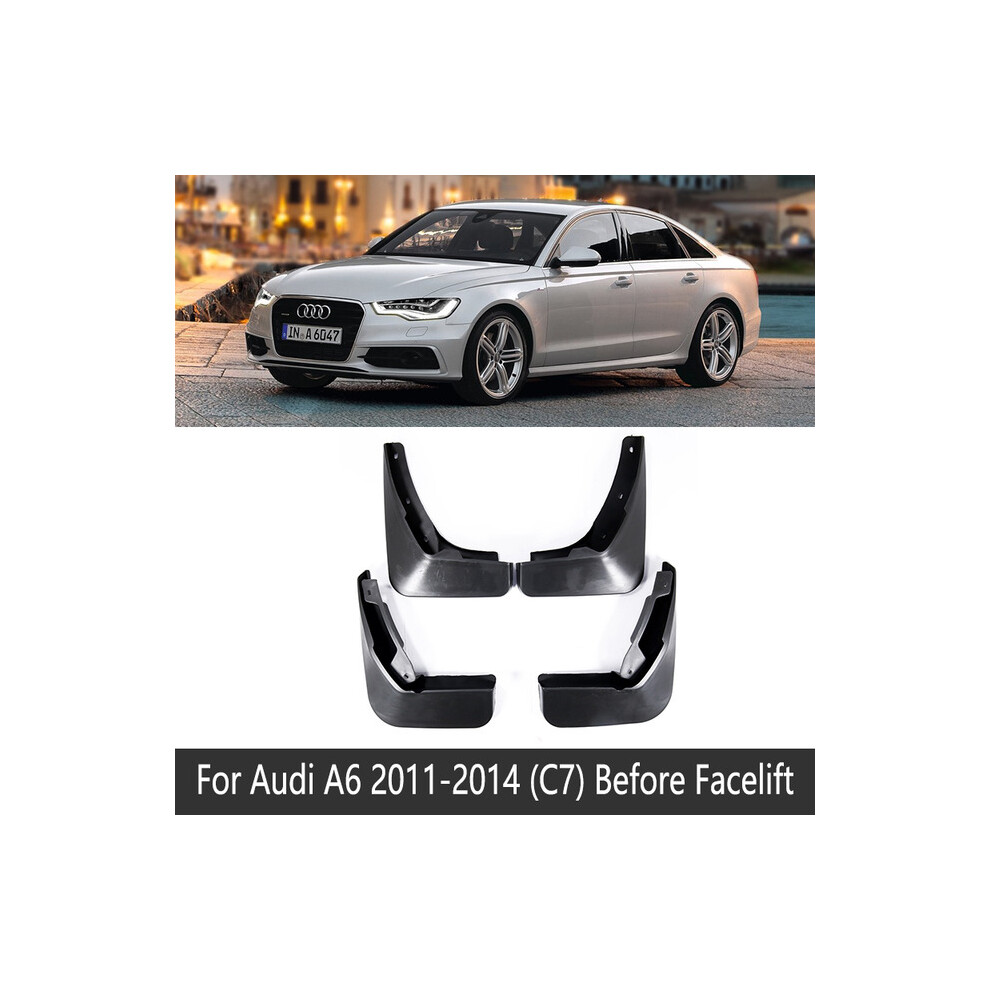(Fit Before Facelift) For Audi A6 C7 Sedan Saloon Avant 2011~2018 Mudguards Mudflaps Fender 9486291566790