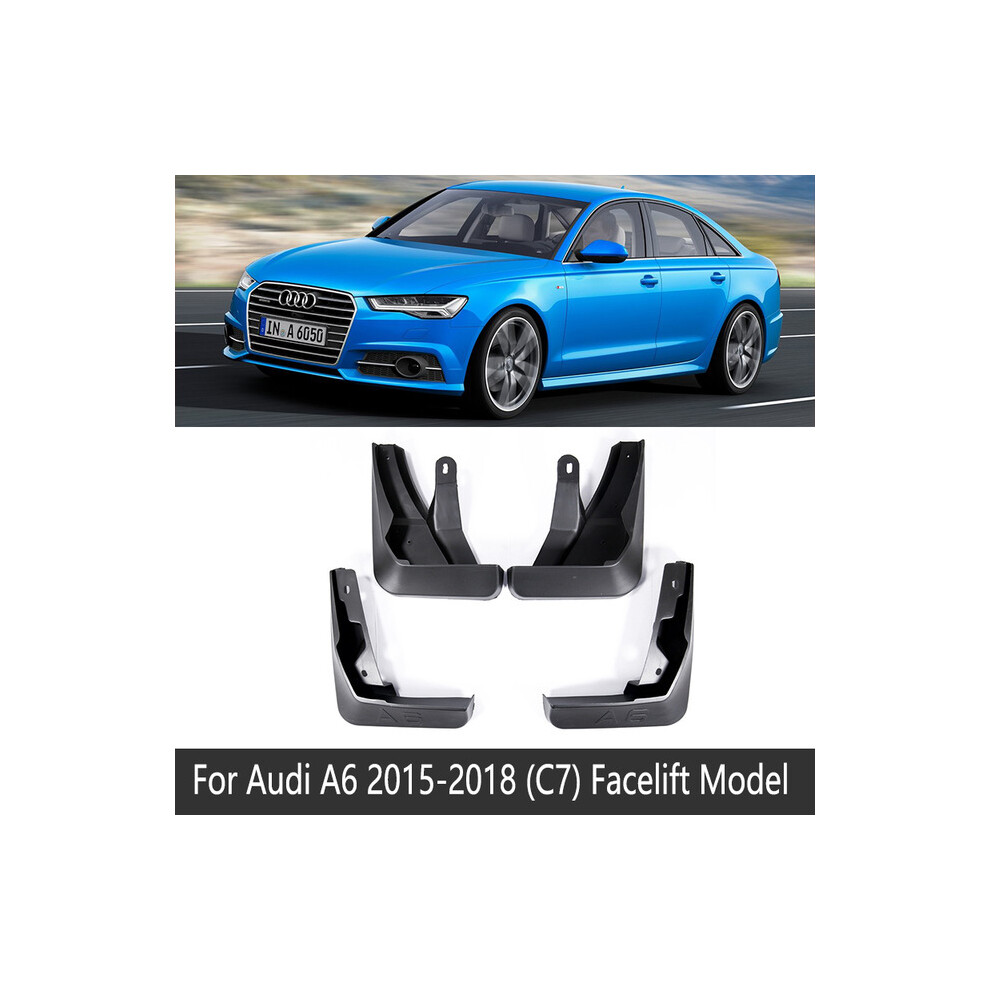 (Fit Facelift Model) For Audi A6 C7 Sedan Saloon Avant 2011~2018 Mudguards Mudflaps Fender 9486291566806