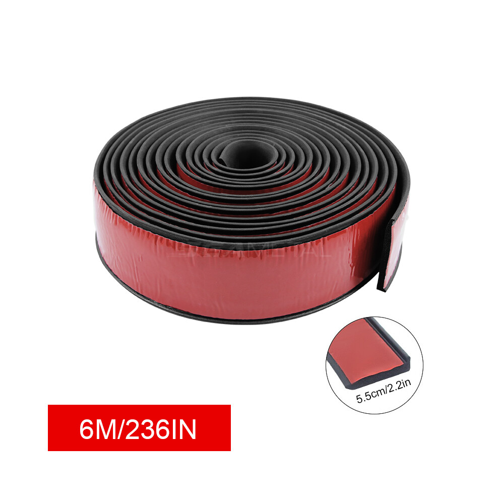 (5.5Cmx6m) Seametal Universal Fender Flares Car Wheel Arches Wing Expander Arch Eyebrow 9486291566967