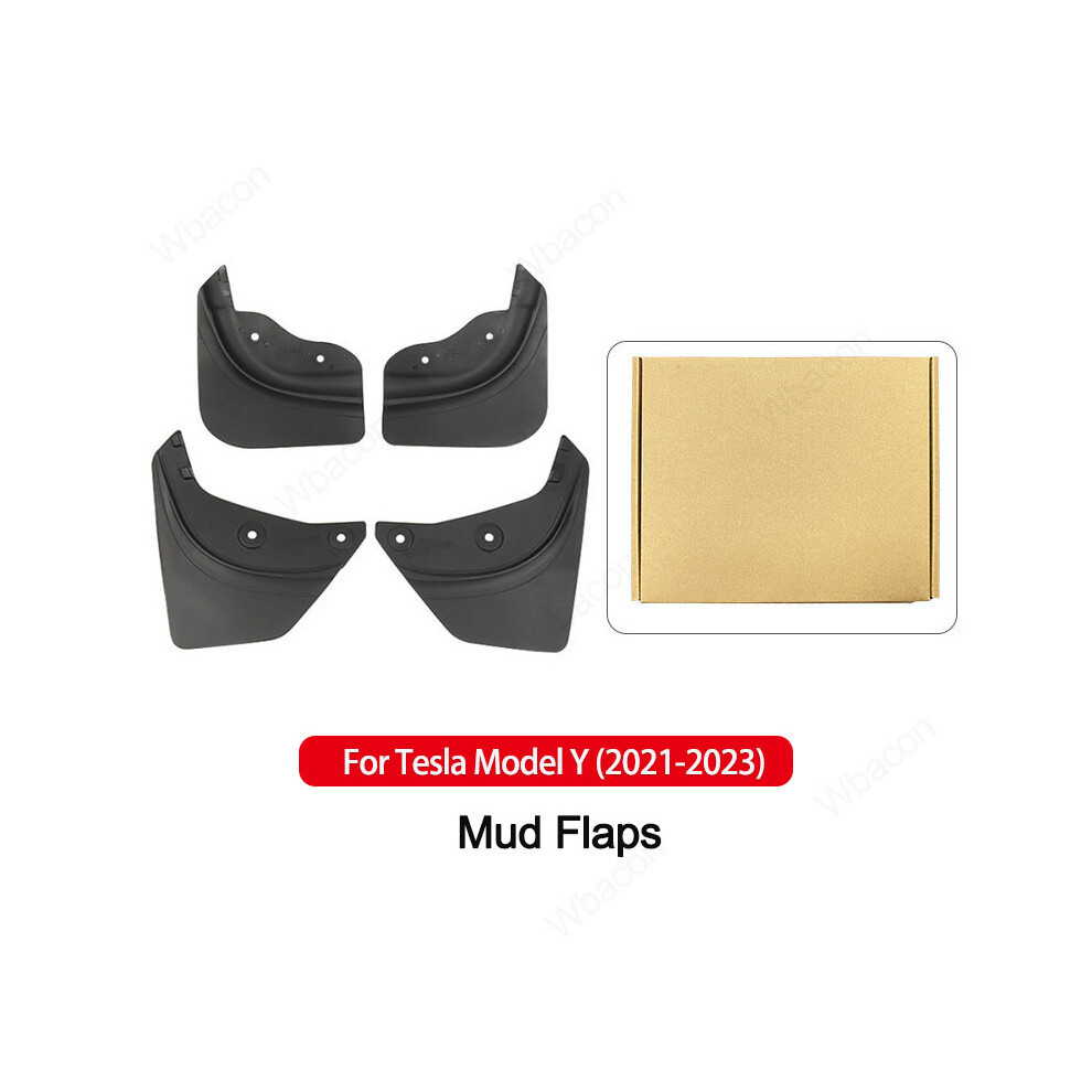 (For Model Y) Mud Flaps For Tesla Model 3 Highland 2024 Mode Y Car Mudguard No Drilling 9486291567636