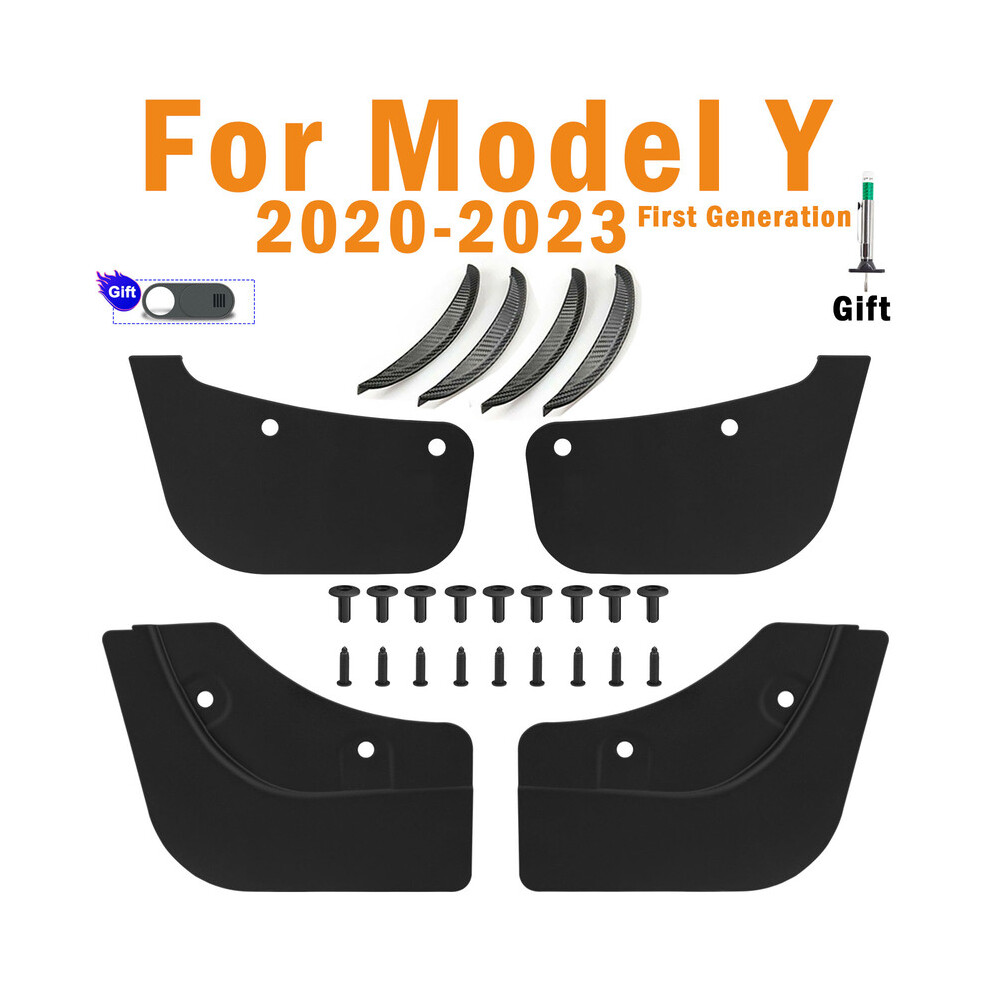 (Model Y - 8Pcs) For Tesla Model 3 Y 2023 2022 Wheel Invisible Mud Flaps Pp Tpe Mudflaps 9486291567551