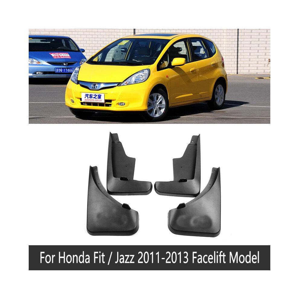 (2011-2013 Ge) Car Mud Flaps For Honda Fit Jazz Accessories Gd Ge Gk 2004~2019 Front 9486291568893