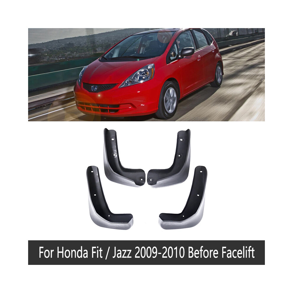 (2009-2010 Ge) Car Mud Flaps For Honda Fit Jazz Accessories Gd Ge Gk 2004~2019 Front 9486291568886