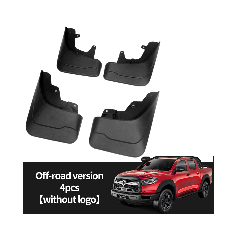 (Off-Road Version) Car Mud Flaps Fender For Gwm Poer Great Wall Pao Power Ute Cannon Front 9486291569456