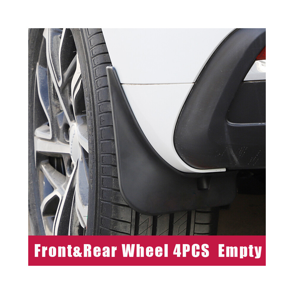 (No Logo 4Pcs) Car Mudguards Plastic Fender Cover Flares Splash Guard Cover Exterior 9486291568657