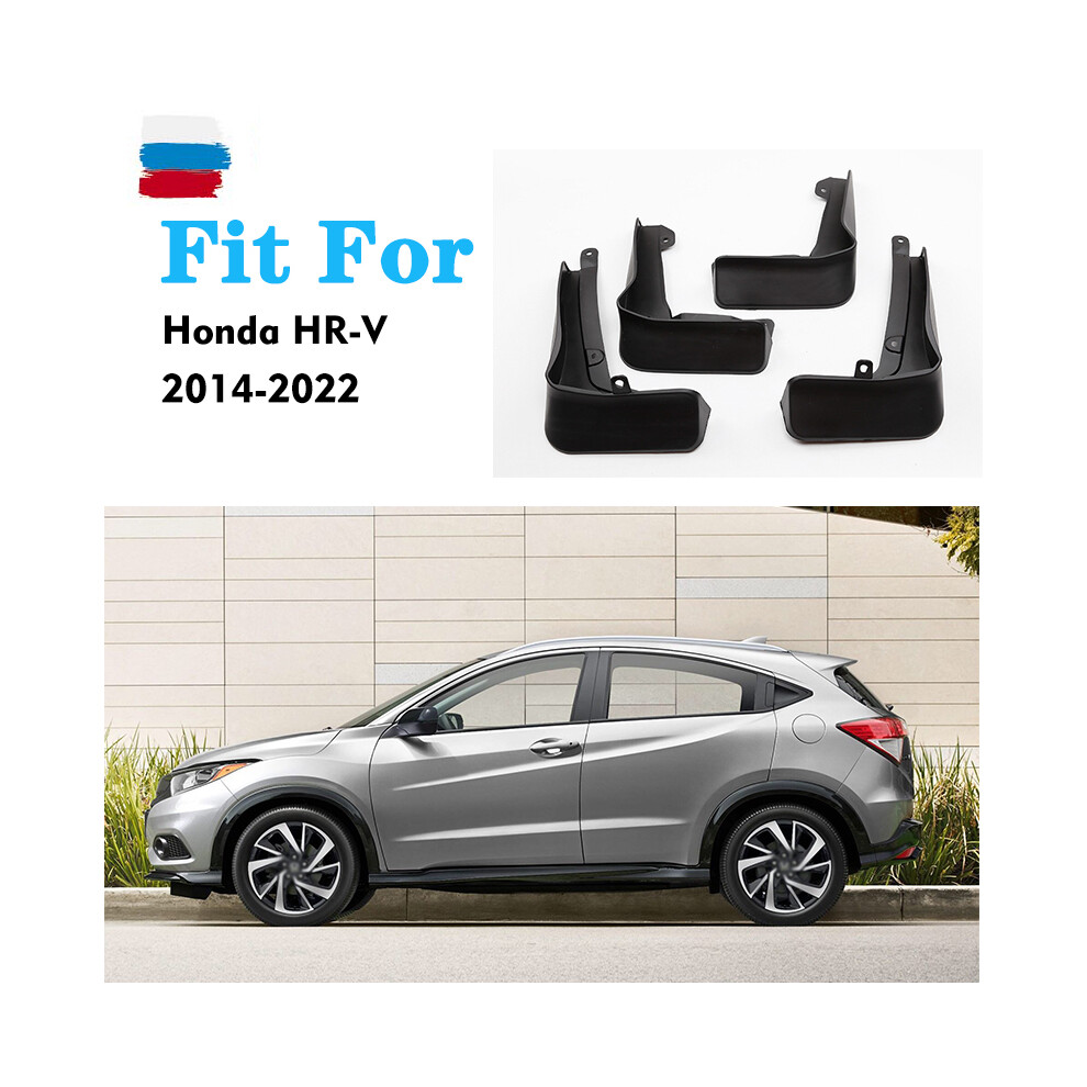 (Black) For Honda Vezel / Hr-V Mudguards Fender Mud Flap Guard Splash Mudflaps Black 9486291569647