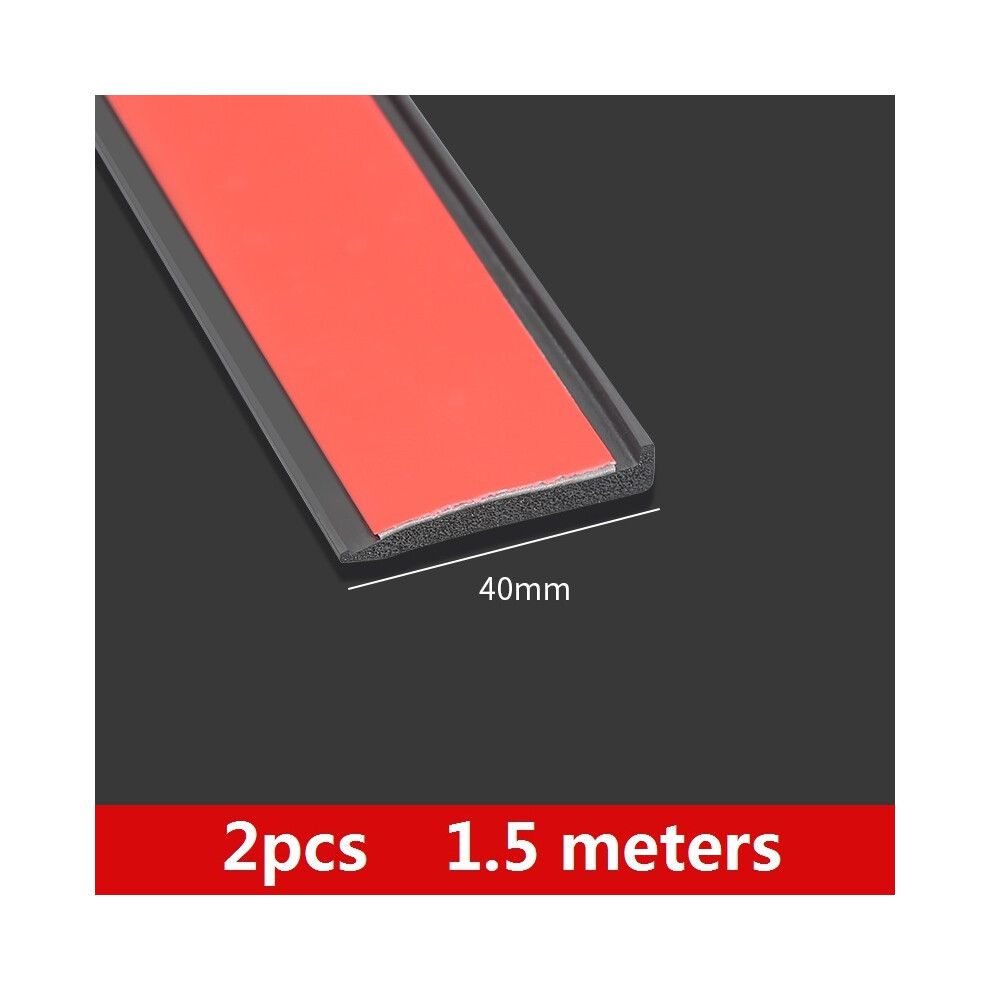 (2PCS 1.5M-4CM) Car Wheel Protection Universal Rubber Arch Protector Car Fender 1.5M Anti-collision-image-OPC-PF96HMX-NEW