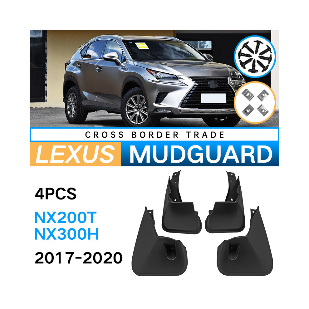(Nx200 2017-2021 300H) Car Fender Mud Flaps For Lexus Nx200 Nx300 Nx300h 2015-2021 Splash Guards 9486291570155