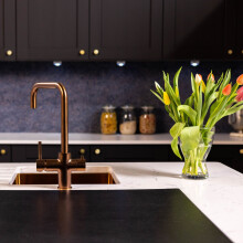 (Rose Gold) flöde tre | 3 in 1 Instant Boiling Tap | Full Kit