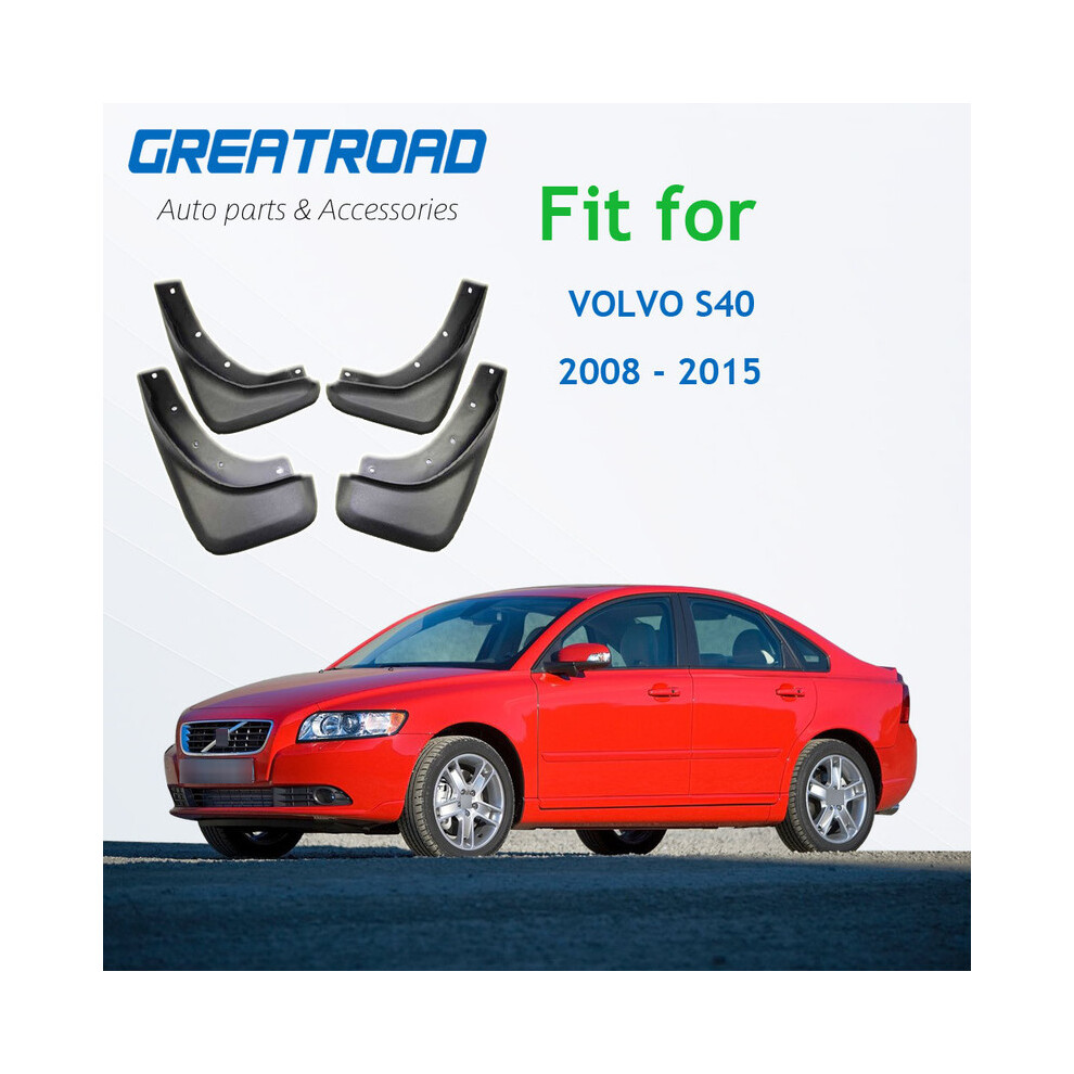 (S40 08-15) Car Mud Flaps For Volvo C30 S40 S60 S80 Xc40 Xc60 Xc90 V40 V60 Mudflaps 9486291570988