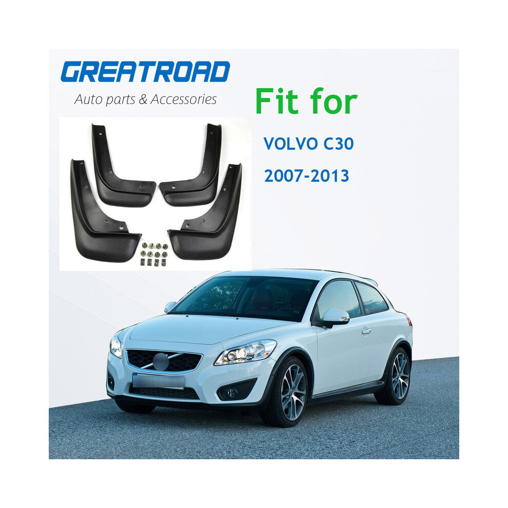 (C30 07-13) Car Mud Flaps For Volvo C30 S40 S60 S80 Xc40 Xc60 Xc90 V40 V60 Mudflaps 9486291570995