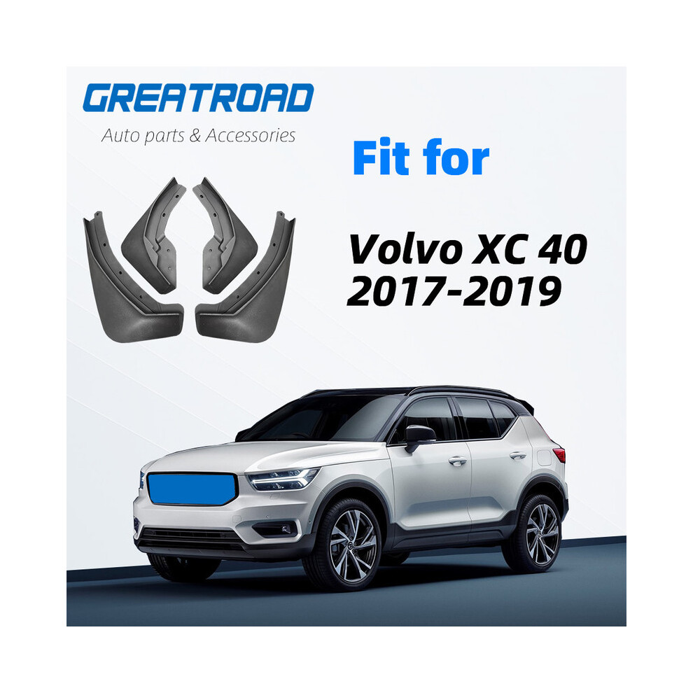 (Xc40 17-19) Car Mud Flaps For Volvo C30 S40 S60 S80 Xc40 Xc60 Xc90 V40 V60 Mudflaps 9486291571008