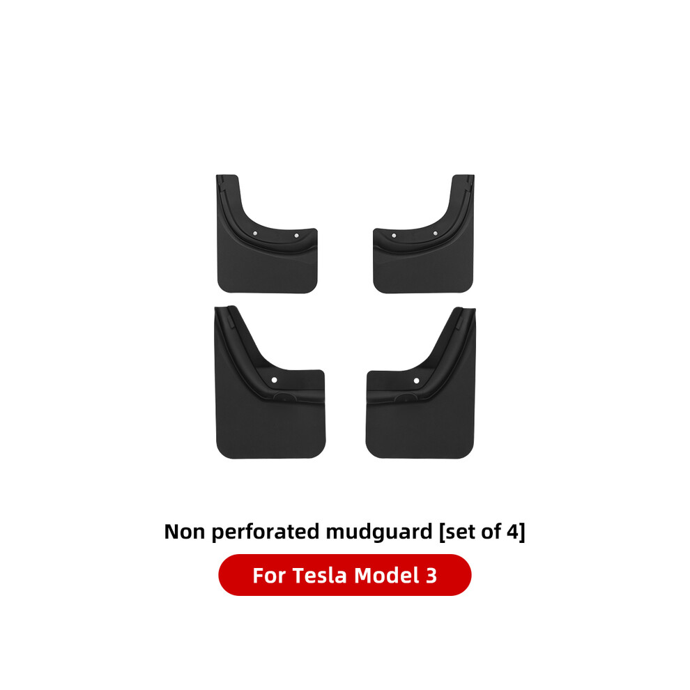 (For Model 3) Yz For Tesla Model 3 Model Y 2022 2023 Front And Rear Dedicated Tpe Mudguard 9486291571121