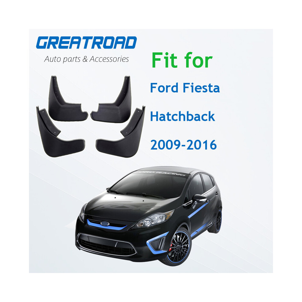 (Hatchback 09-16) Mud Flaps For Ford Fiesta Focus Mondeo Fusion Ecosport Escape Kuga Explorer 9486291571343