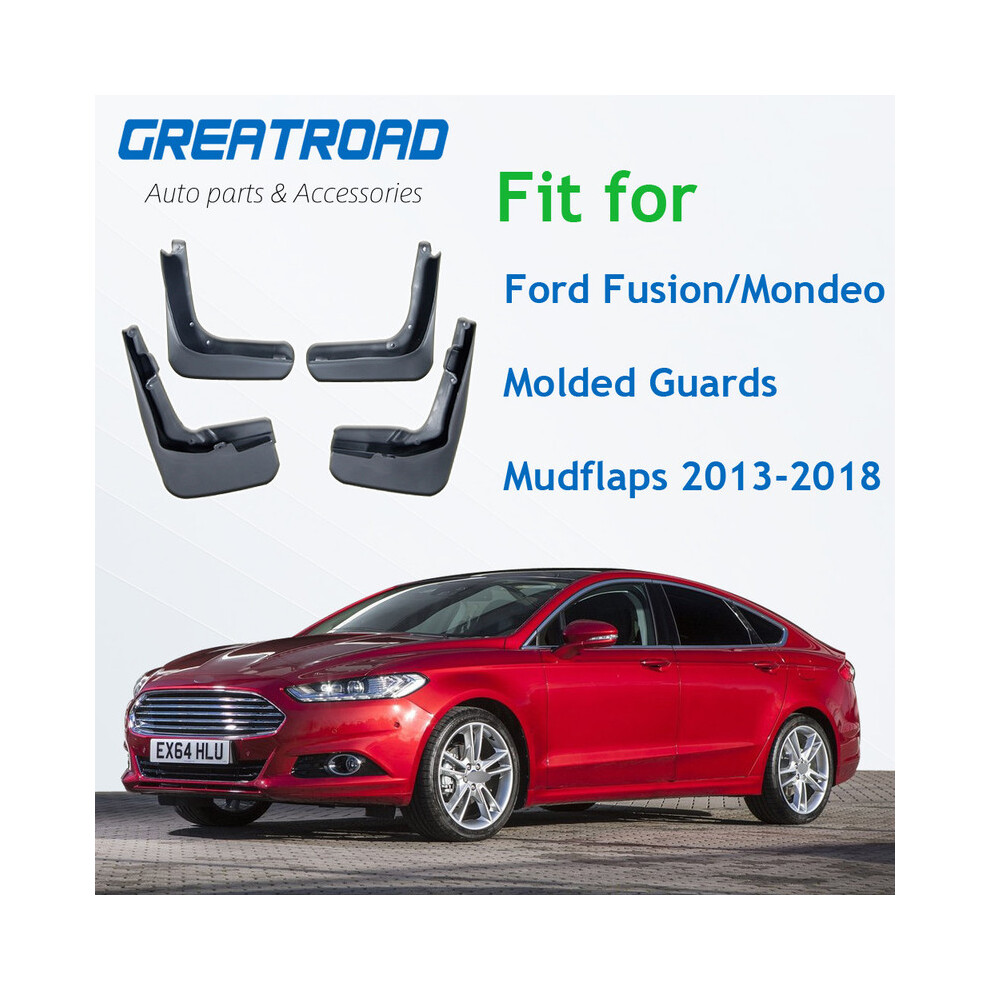 (Mudflaps 13-18) Mud Flaps For Ford Fiesta Focus Mondeo Fusion Ecosport Escape Kuga Explorer 9486291571374