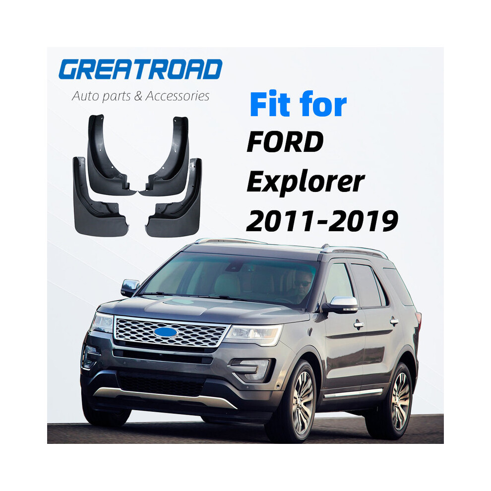 (Explorer 11-19) Mud Flaps For Ford Fiesta Focus Mondeo Fusion Ecosport Escape Kuga Explorer 9486291571404