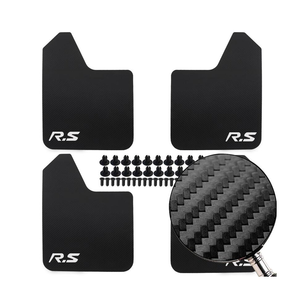 (4Pcs-Rs) Mud Flaps Mudflaps Splash Guards Mudguards Fender Flares For Subaru Impreza Black 9486291571916