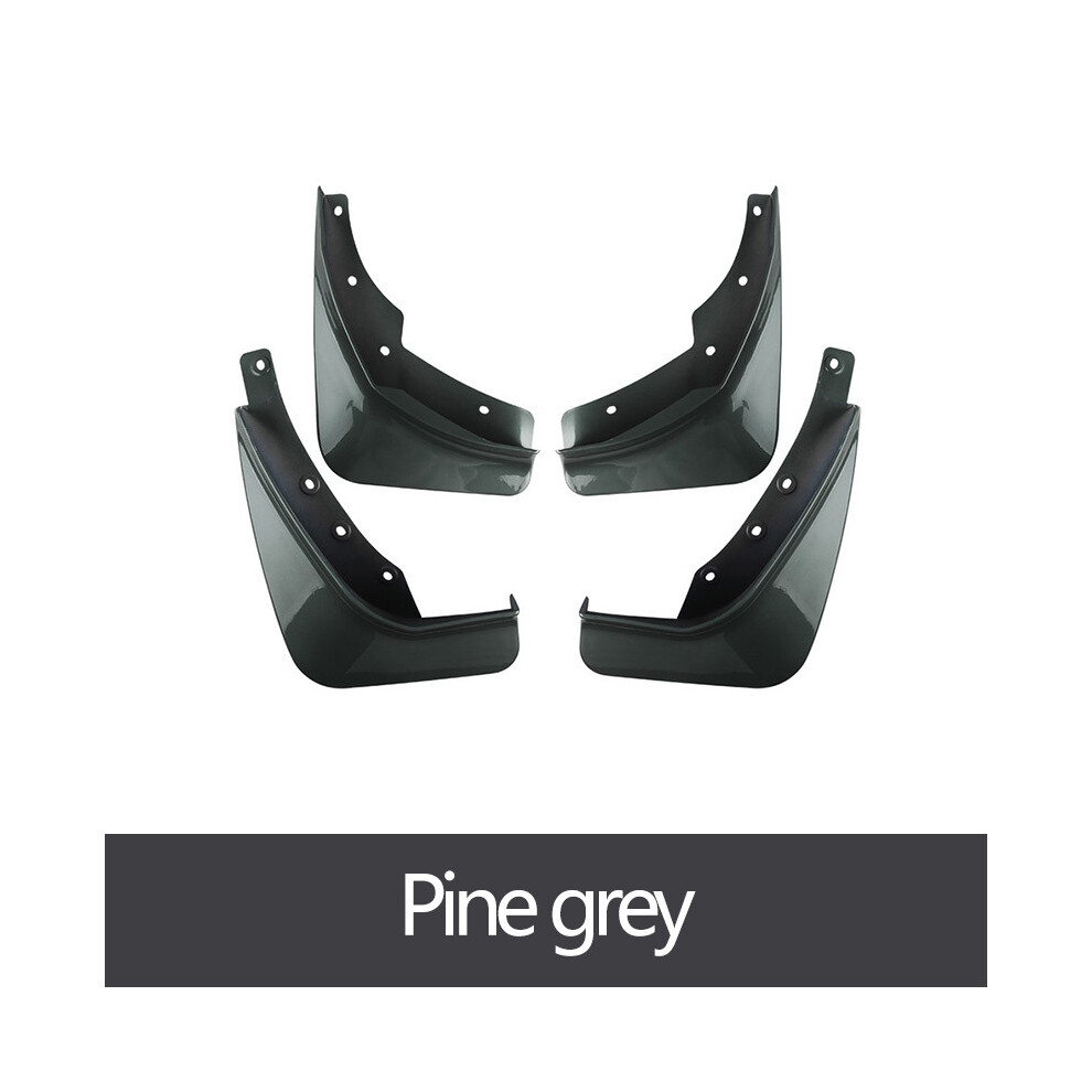 (Pine ) Mudguard For Volvo Xc60 2018-2022 Front Rear 4Pcs Mudflaps Mudguards Car Grey 9486291572470
