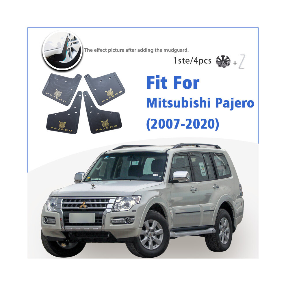 (Gold) For Mitsubishi Pajero Mud Flaps Mudguards Fenders Mud Flap Splash Guard Gold 9486291573842