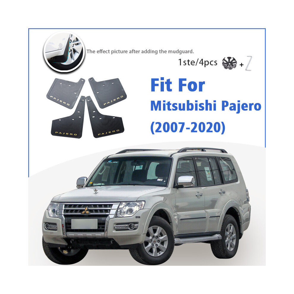 (Yellow) For Mitsubishi Pajero Mud Flaps Mudguards Fenders Mud Flap Splash Guard Yellow 9486291573866