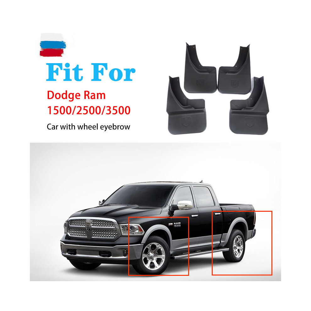 (Wheel Eyebrow) For Dodge Ram 1500 2500 3500 Mudguards Fender Mud Flap Guard Splash Mudguard 9486291574276