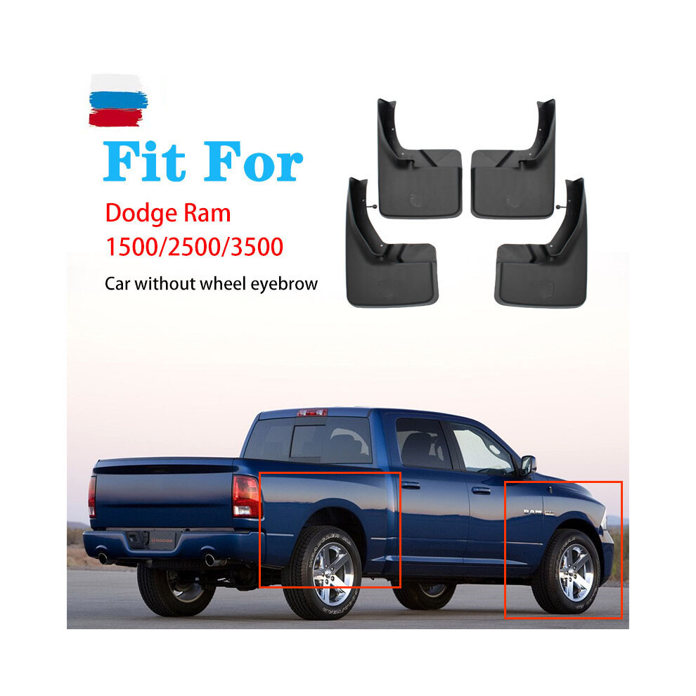 (No Wheel Eyebrow) For Dodge Ram 1500 2500 3500 Mudguards Fender Mud Flap Guard Splash Mudguard 9486291574269