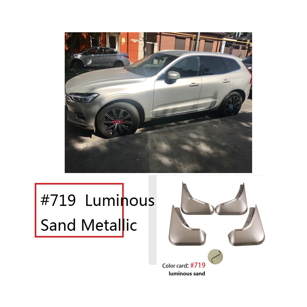 (Luminurs Sand) Mudflaps For Volvo Xc60 2018-2024 Mudguards Brown Splash Blue/White/Grey 9486291574016