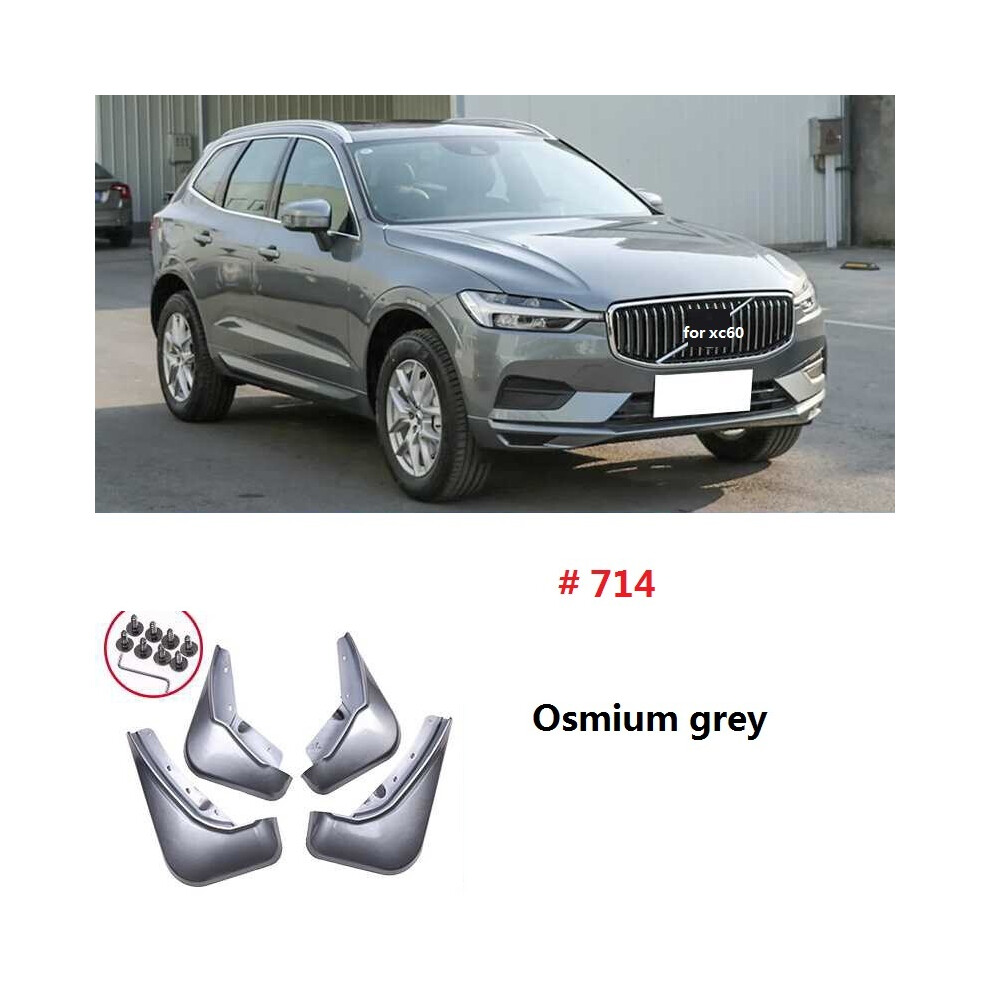 (Osmium ) Mudflaps For Volvo Xc60 2018-2024 Mudguards Brown Splash Grey/Blue/White 9486291574061