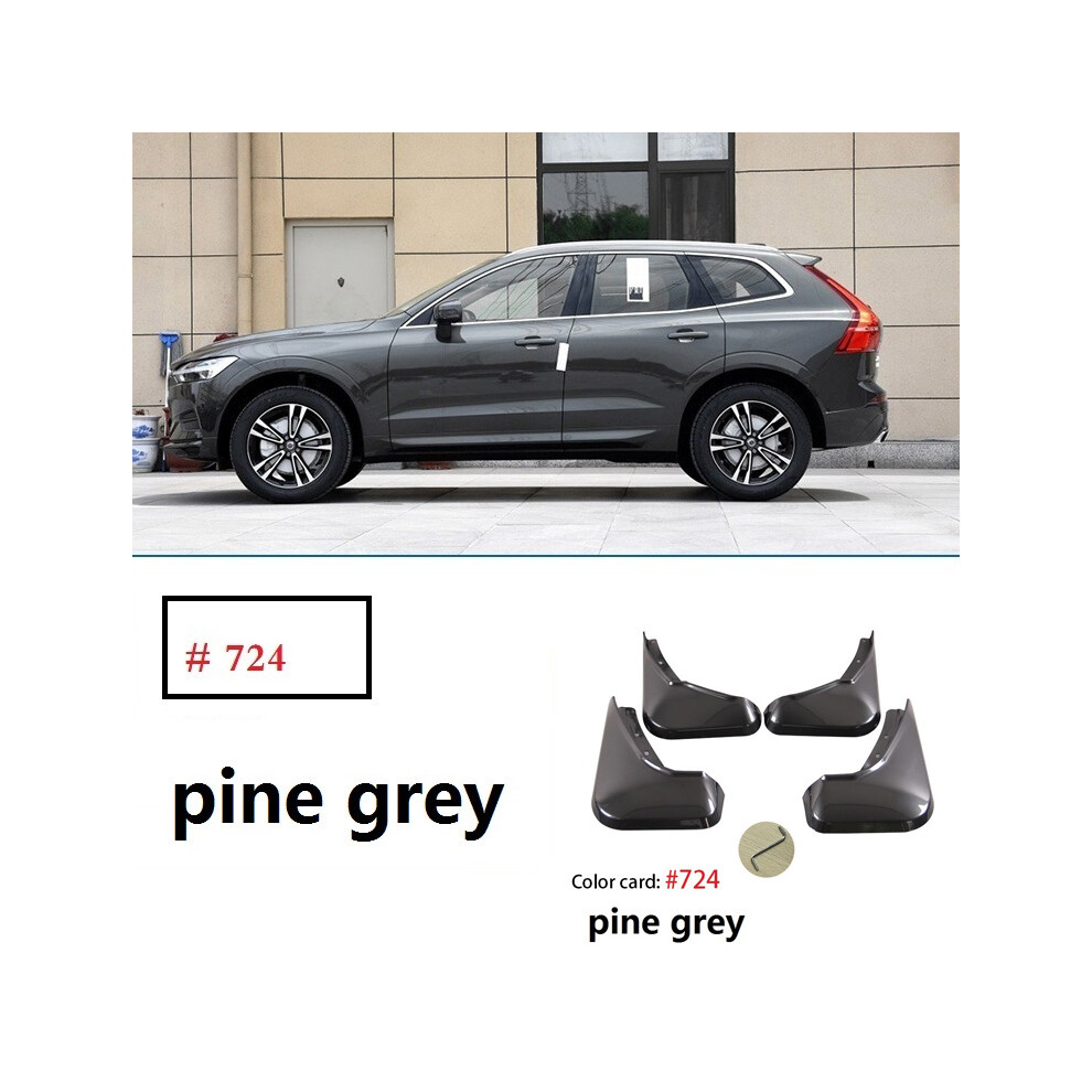 (Pine ) Mudflaps For Volvo Xc60 2018-2024 Mudguards Brown Splash Grey/Blue/White 9486291574078