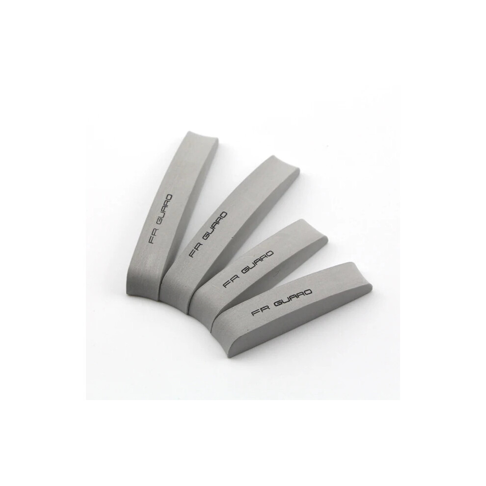 (Grey) 4Pcs Car Door Protector Guard Strip Scratch Protector Car Rubber Bumper Grey 9486291575167