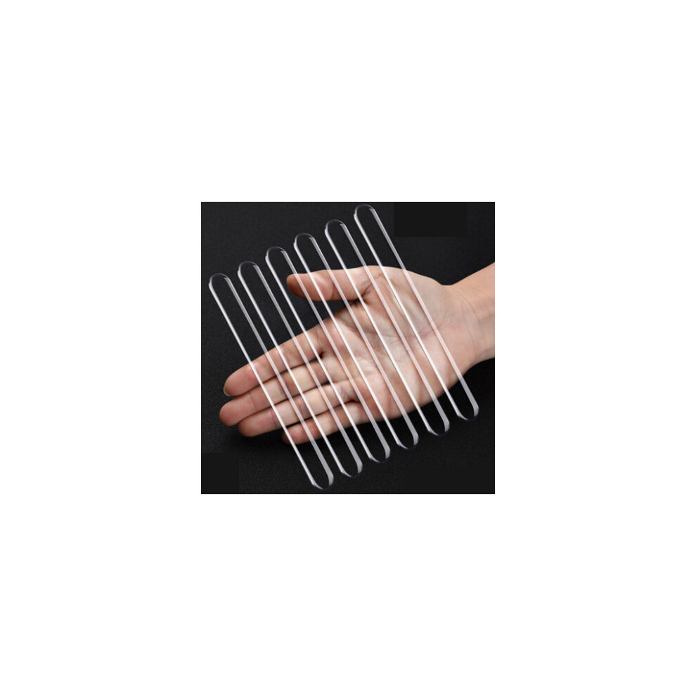 (6Pcs) Car Door Edge Transparent Anti Scratch Protection Strips Bumper Scuff 9486291575853