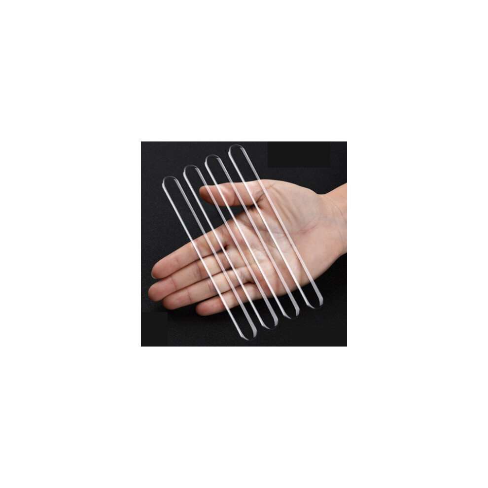 (4Pcs) Car Door Edge Transparent Anti Scratch Protection Strips Bumper Scuff 9486291575846