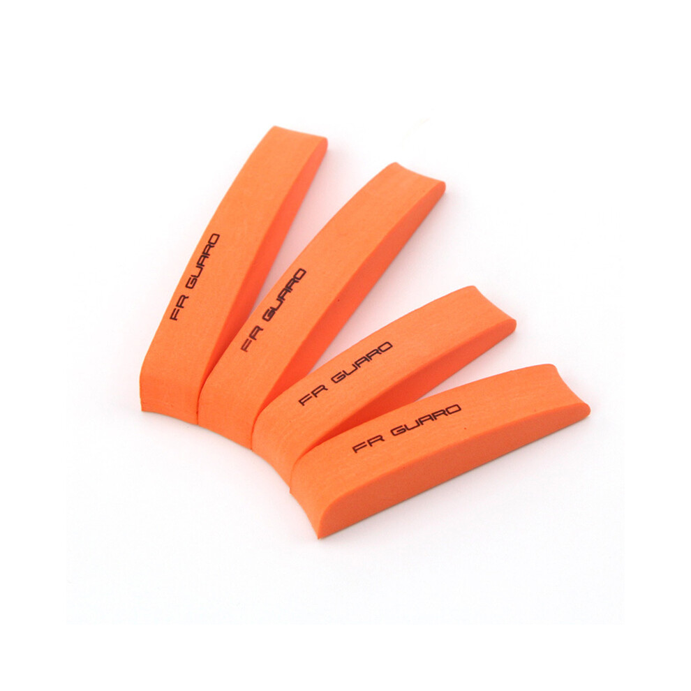 (Orange) 4Pcs Car Door Protector Guard Strip Car Door Edge Anti-Scratch Strips Orange 9486291576171