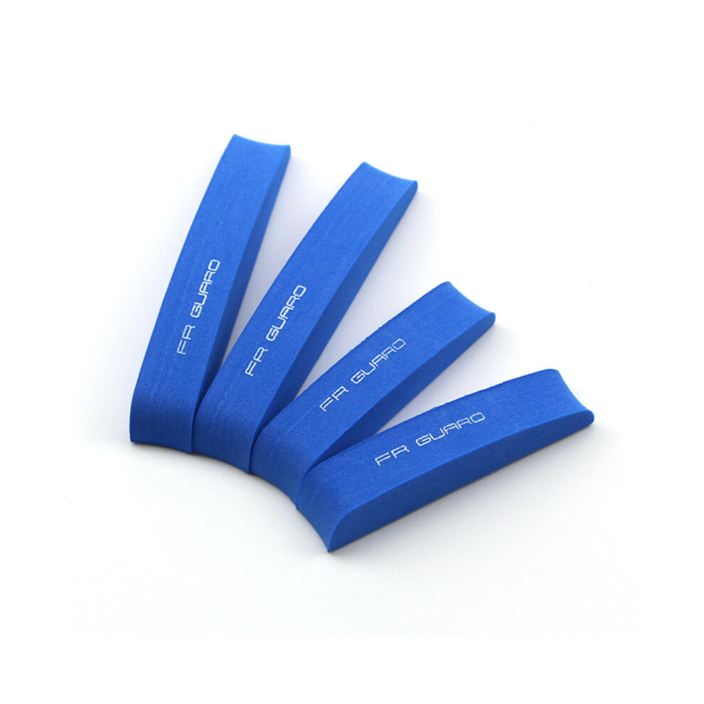 (Blue) 4Pcs Car Door Protector Guard Strip Car Door Edge Anti-Scratch Strips Blue 9486291576157