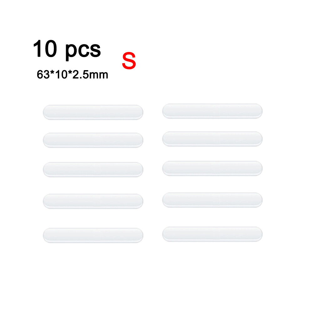 (10Pcs) Car Door Edge Guard Transparent Anti-Collision Strips Rubber Stickers 9486291576621