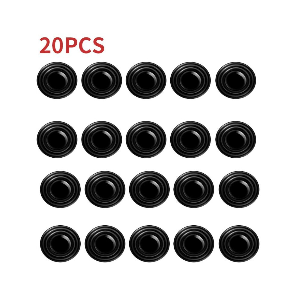 (20Pcs Type1) 20Pcs Car Door Silicone Anti Shock Pad Universal Trunk Sound Insulation 9486291577147