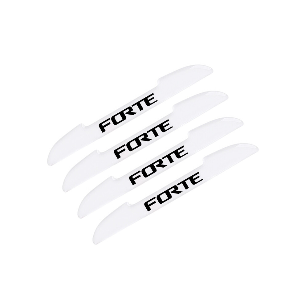 (For Forte) 4Pcs Car Door Edge Anti-Collision Strip Stickers Accessories For Kia Rio 9486291576959