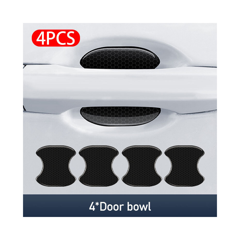 (Option B) Car Door Handle Bowl Scratch Protective Stickers Car Handle Sticker Anti-Collision 9486291577772