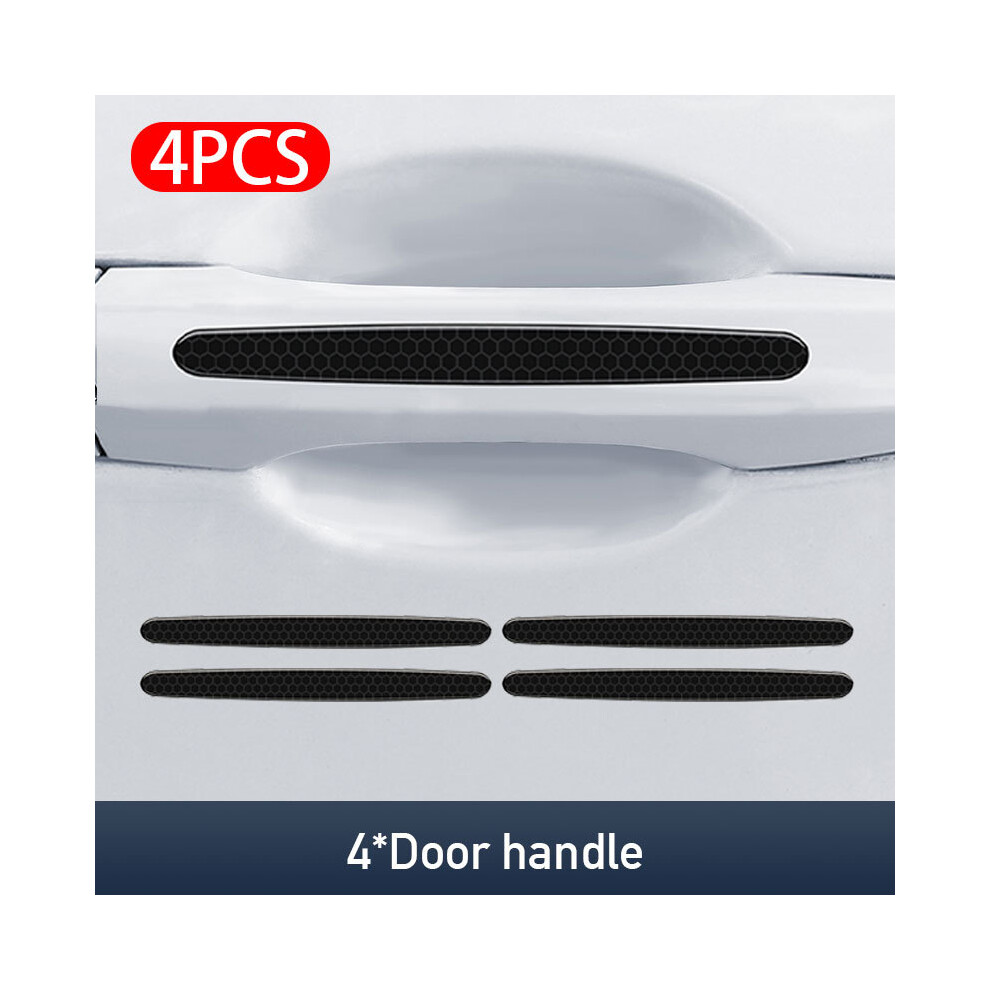 (Option A) Car Door Handle Bowl Scratch Protective Stickers Car Handle Sticker Anti-Collision 9486291577765