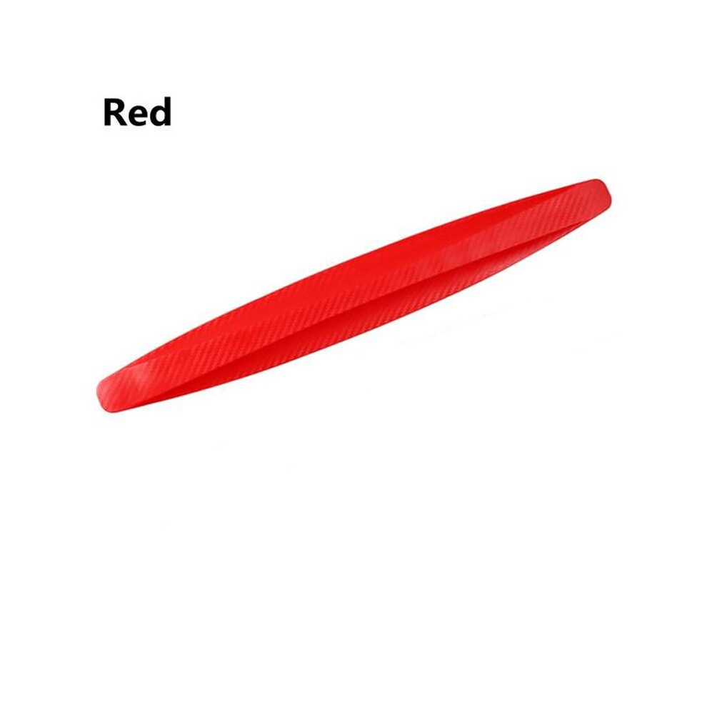 (-1) 1 Piece Car Bumper Protector Strip Guard Corner Protection Strips Scratch Red 9486291577642