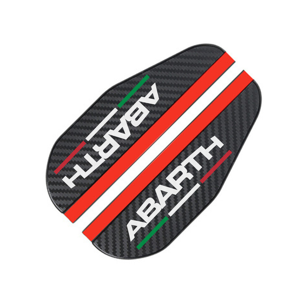 (For Abarth Style 5) Car Rearview Mirror Rain Eyebrow Rainproof Shield Cover For Fiat 500 Abarth 9486291578427