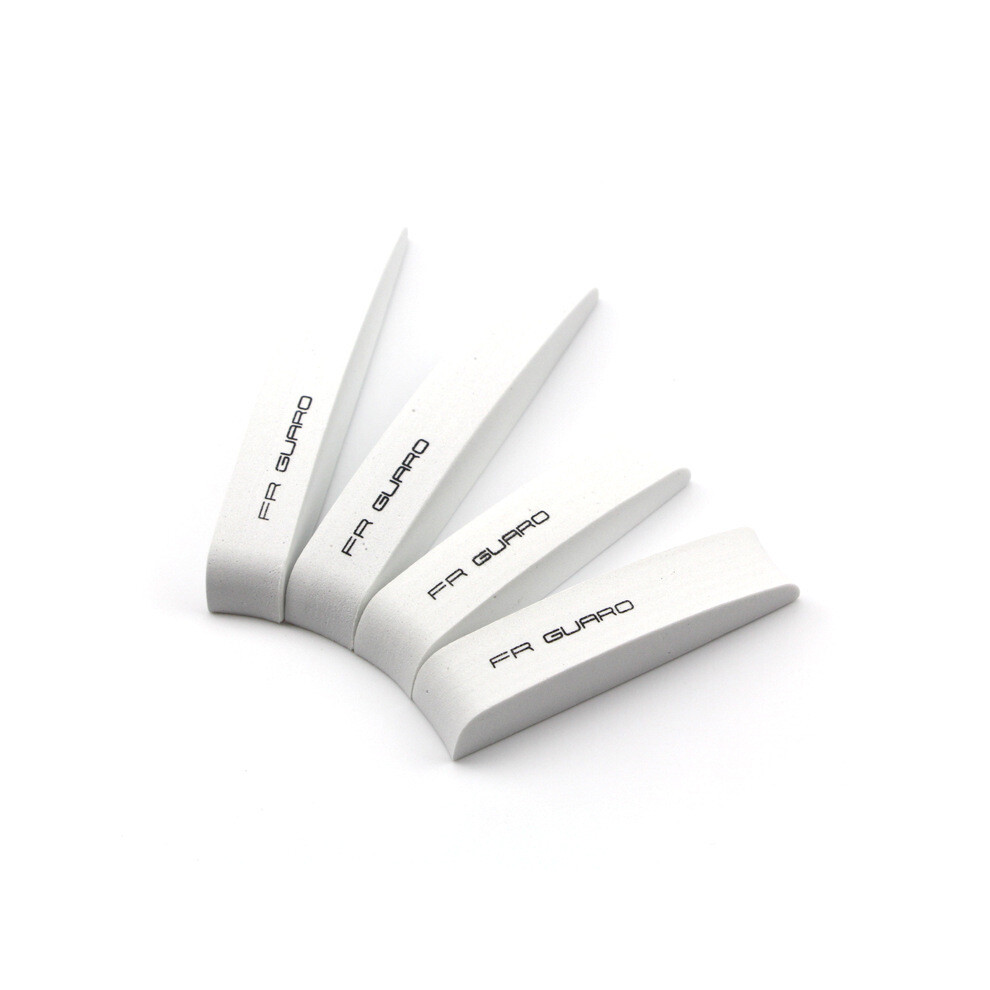 (White) 4Pcs Car Anti-Collision Strip Door Bumper Strips Edge Guards Eva Foam White 9486291580161