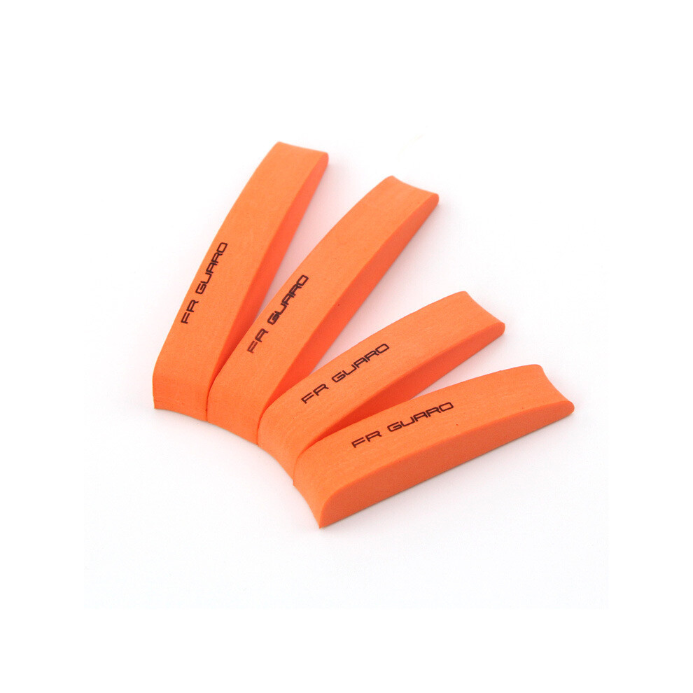 (Orange) 4Pcs Car Anti-Collision Strip Door Bumper Strips Edge Guards Eva Foam Orange 9486291580154