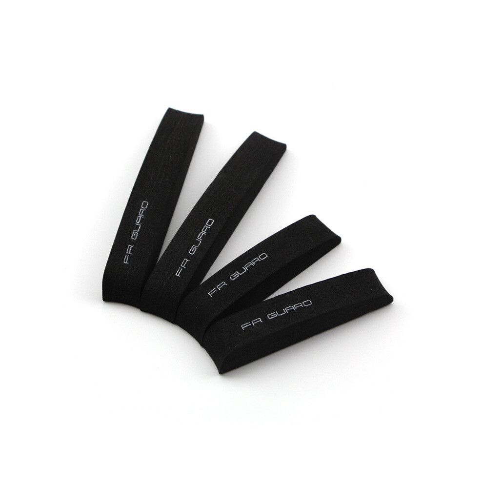(Black) 4Pcs Car Anti-Collision Strip Door Bumper Strips Edge Guards Eva Foam Black 9486291580123