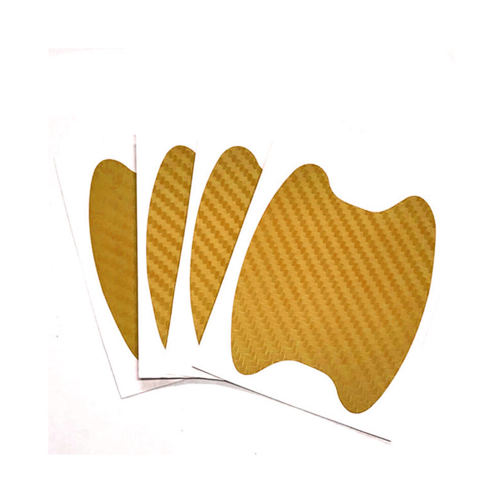 (4Pcs ) 4Pcs Car Door Sticker Carbon Fiber Styling Scratches Cover For Suzuki Gold 9486291581762