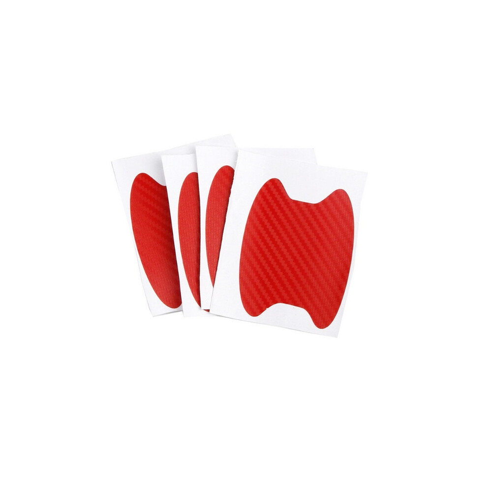 (4Pcs ) 4Pcs Car Door Sticker Carbon Fiber Styling Scratches Cover For Suzuki Red 9486291581809